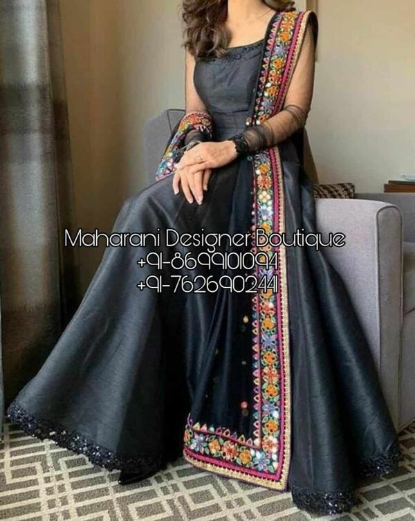 Frock design with plazo