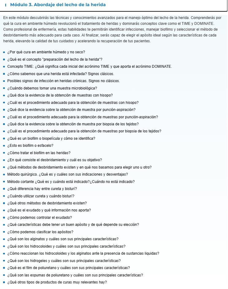 Formación Avanzada Élite Wounds "Aprende a Curar" - Imagen 9