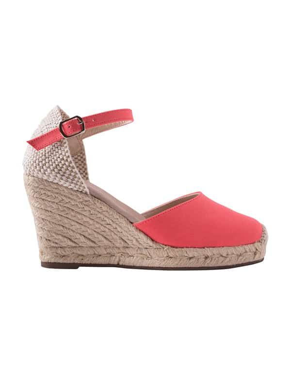 Espadrilles Fantaisie Femme Taille 40 - Semelle Compensée, Bride élastiquée, Gris Argenté, Fait Main