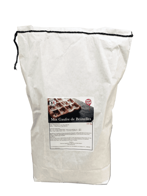 Mélange pour GAUFRE DE BRUXELLES 10 kg Pop4you
