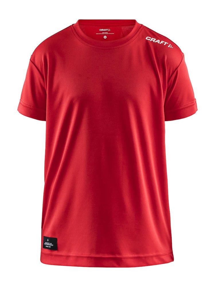 Classical and functional T-shirt suitable for most activities. The T-shirt is made with quick-drying