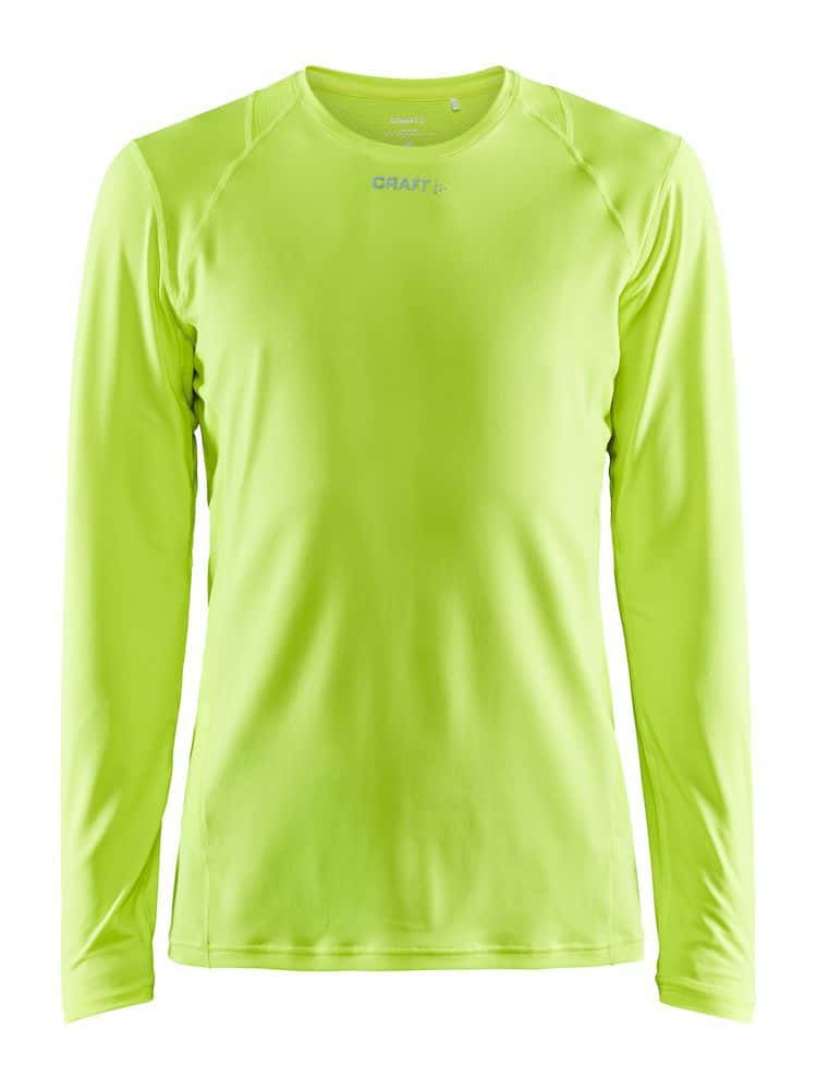 Geavanceerd traingsshirt met lange mouwen van zacht gerecycled polyester met efficint vochttransport voor intensieve dagelijkse training. Ergonomisch ontwerp voor optimale pasvorm met mesh details voor verbeterde ventilatie. Het shirt heeft een verborgen ritszakje aan de rechter zijde en is voorzien van het Craft logo aan de voorkant en het logo met zes stippen aan de achterkant.