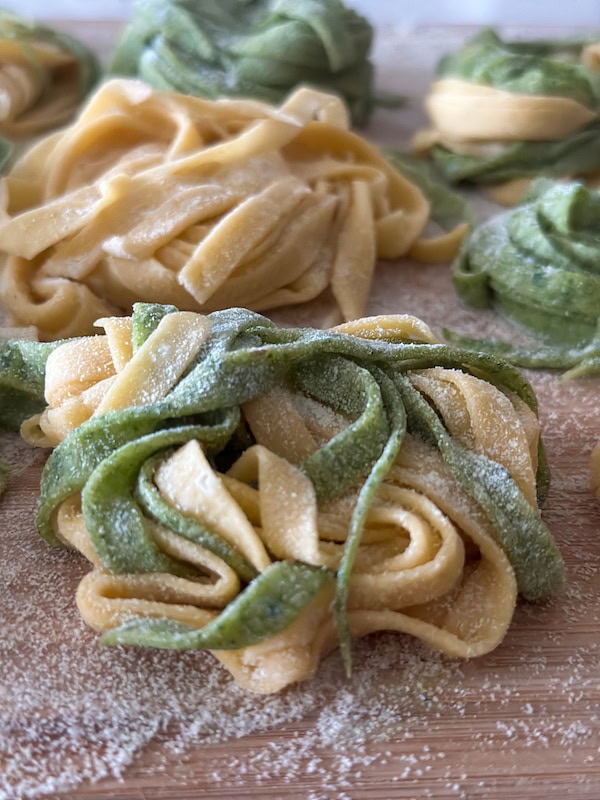 Straw and Hay Fettuccine (Paglia e Fieno) Italian Kitchen Confessions