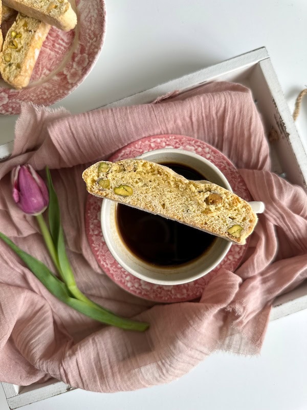 Pistachio Cardamon Biscotti