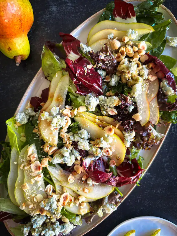 Italian Pear Gorgonzola Salad fall recipe