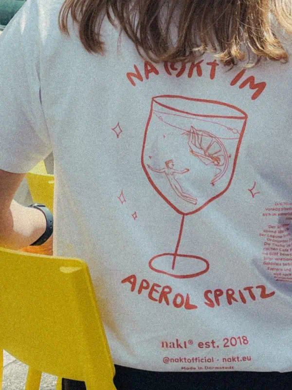 Aperol Spritz T-Shirt Weiß