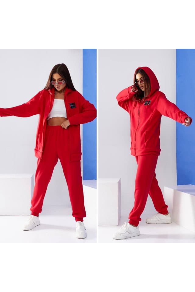 Костюм спортивний жіночий nobilitas трикотаж на хутрі (арт. 22039)