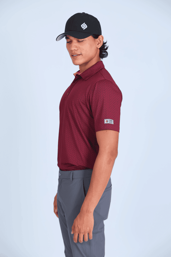 CEND Golf Men T-Shirt (Legacy Maroon) CGM-116