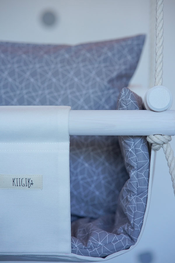 Elevandiluutooni pehmendusega beebikiik "Hall geomeetria" - Image 6