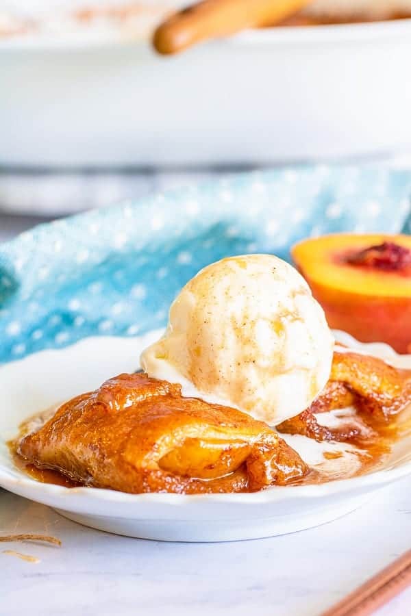 Peach Dumplings
