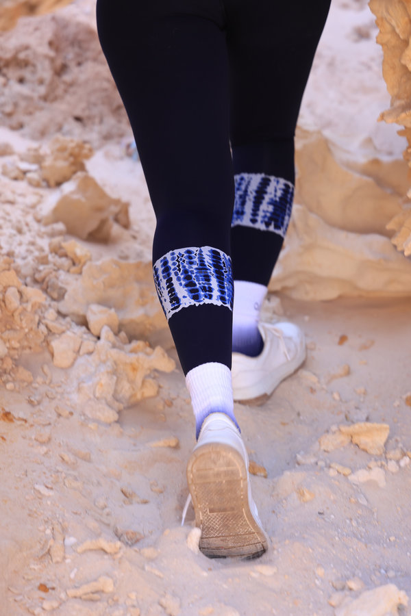 Legging Pilates -Bleu - Oblik Paris