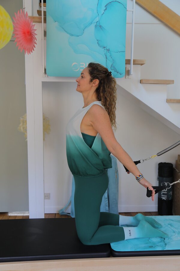 Tee shirt - Pilates - tie&dye - vert - Oblik