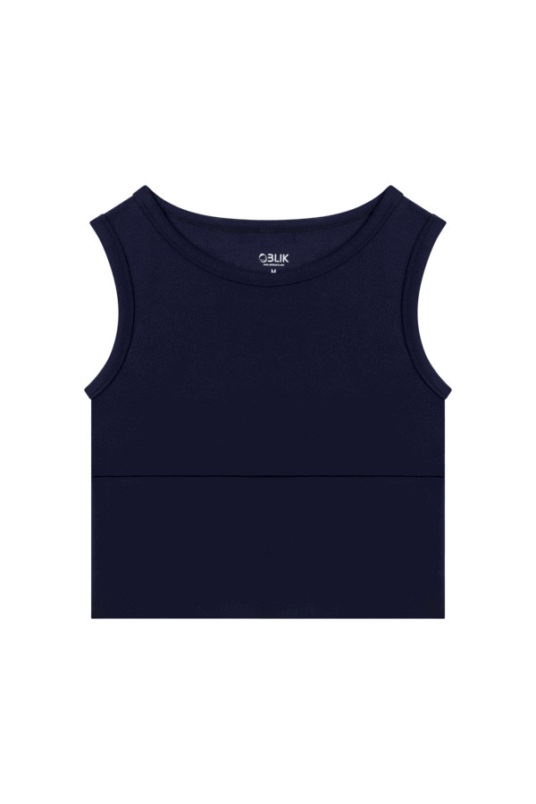 Brassière Pilates -Bleue - Oblik Paris