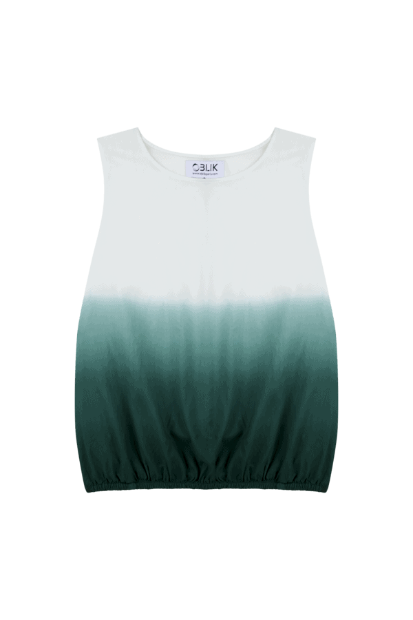 Tee shirt - Pilates - tie&dye - vert - Oblik