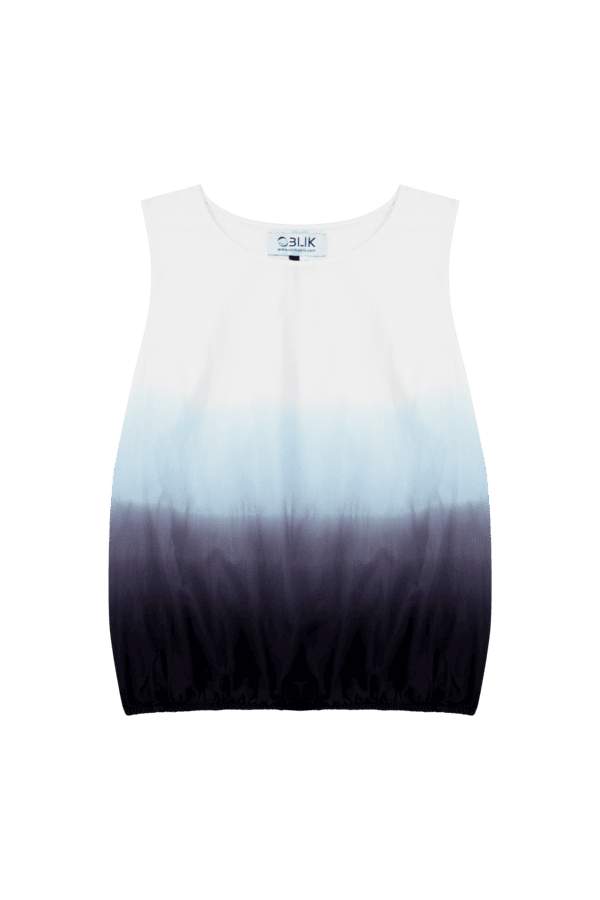 Tee shirt - Pilates - tie&dye - bleu - Oblik