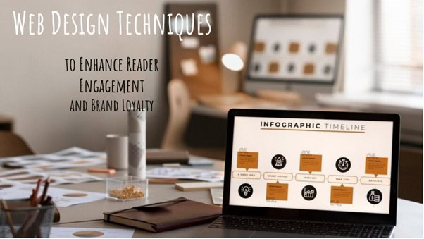 Web Design Techniques to Enhance Reader Engagement and Brand Loyalty