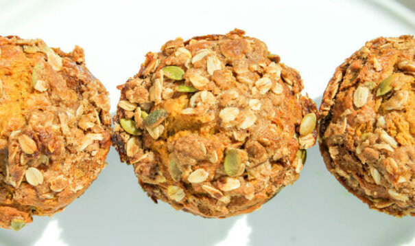 pumpkin-banana-muffins