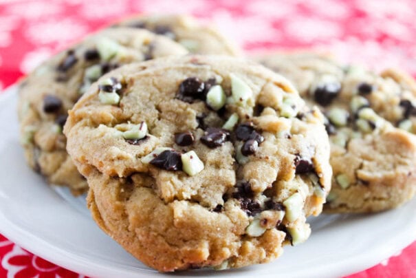Browned Butter Andes Mint Cookies