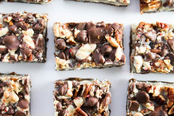 Peppermint Magic Cookie Bars