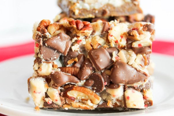 Peppermint Magic Cookie Bars