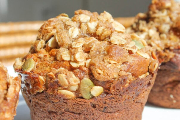 pumpkin-banana-muffins