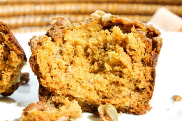 pumpkin-banana-muffins