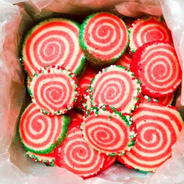 Peppermint Pinwheel with Frosted Sugar Cookie creamer. It's