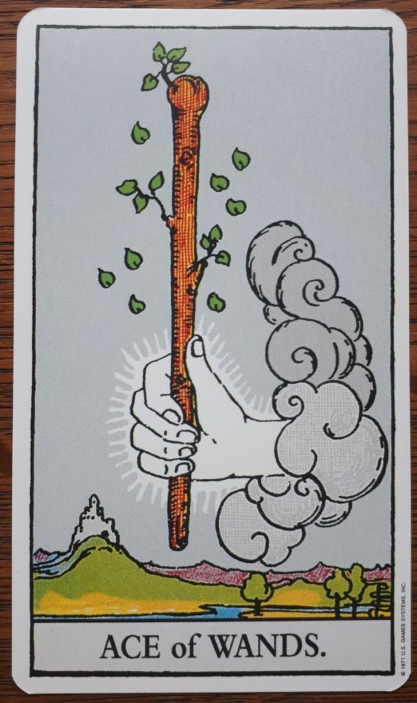 Ace of Wands comme sentiments