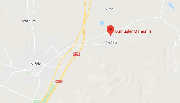 gümüşler manastırı niğdeye yakın mı