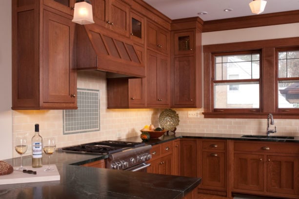 angled corner cabinets