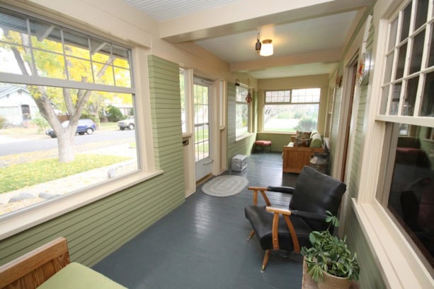 enclosing a front porch for living space with a screen