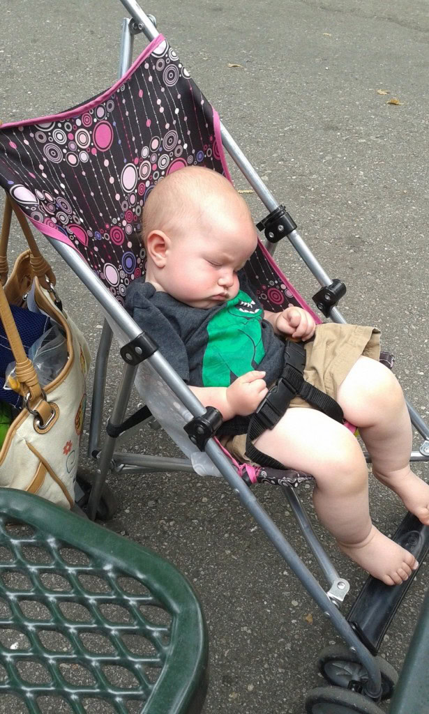 and this one tuckered out!