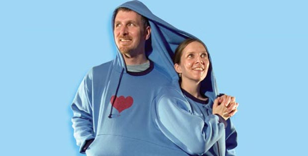 two-person sweatshirt