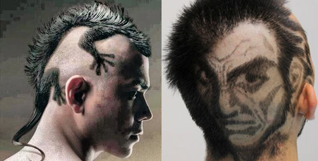 Crazy male hairstyles