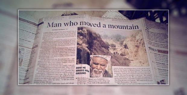 Dashrath Manjhi - the Man who moved a mountain