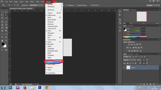 04. Gif animation in Photoshop CS6 tutorial