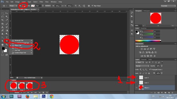 09. Gif animation in Photoshop CS6 tutorial