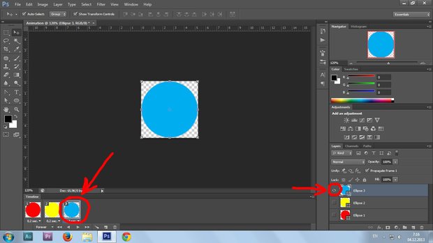 12. Gif animation in Photoshop CS6 tutorial