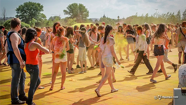 #yarholi. Holi in Yaroslavl, May 30th, 2015