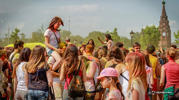 #yarholi. Holi in Yaroslavl, May 30th, 2015