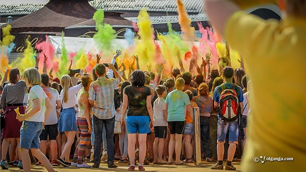 #yarholi. Holi in Yaroslavl, May 30th, 2015