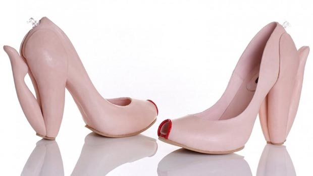 Weird shoes. Weird heel shoes