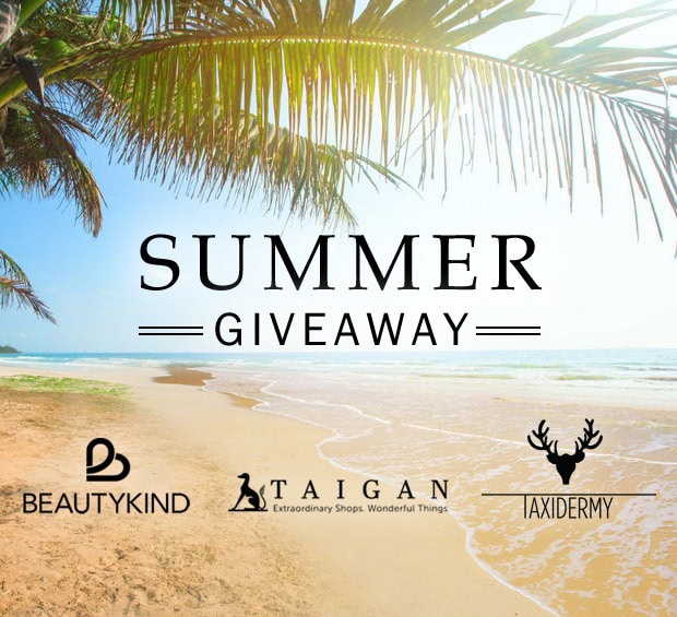 Summer Giveaway with BeautyKind, Taigan and Taxidermy