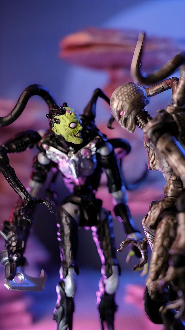 McFarlane Toys DC Direct Page Punchers Ghosts of Krypton Platinum Brainiac