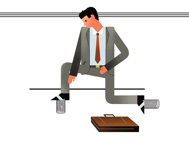 man in suit Illustrations by Dave Murray