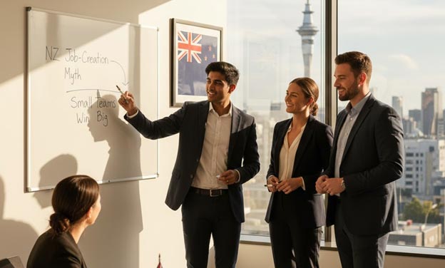 The NZ Job-Creation Myth: Why Small Teams Win Big