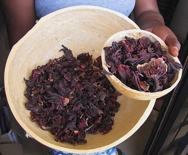 dried hibiscus flowers