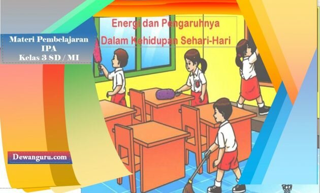 energi dan pengaruhnya dalam kehidupan sehari-hari, bab 8