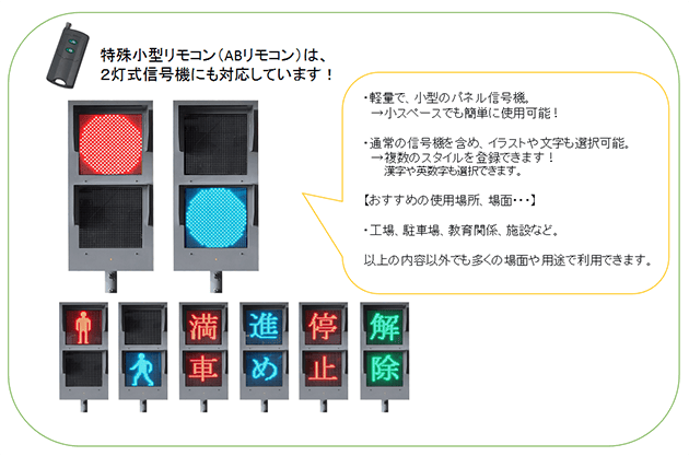 特殊小型リモコン対応信号機 株式会社 ヨシミエレクトロニクス 特殊小型リモコン対応信号機 株式会社 ヨシミエレクトロニクス