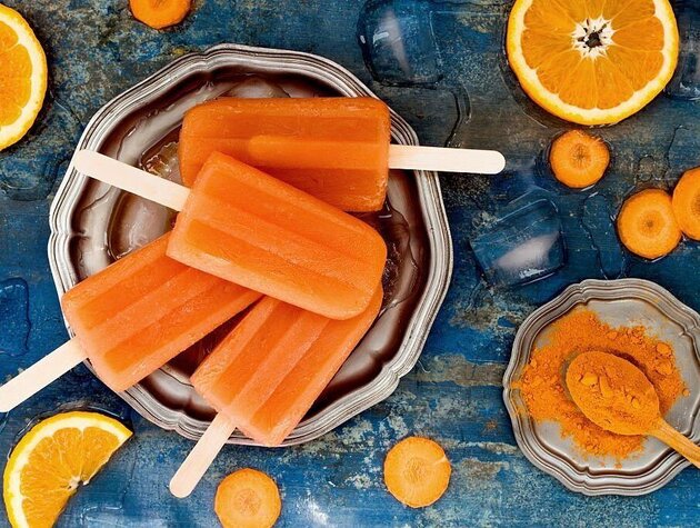 helado de zanahoria para perros
